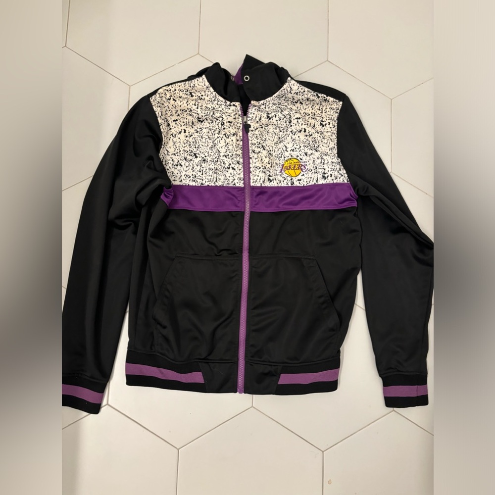 Los Angeles Lakers Zip Up Track Hoodies Size Small Unisex